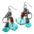 Funky Triple Dangles With Links & Nuggets