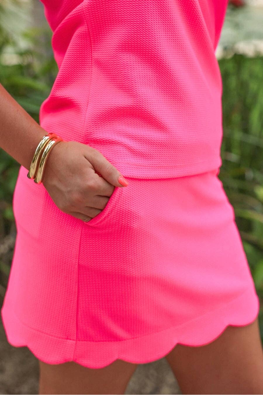 Make It Count Textured Set- Neon Pink