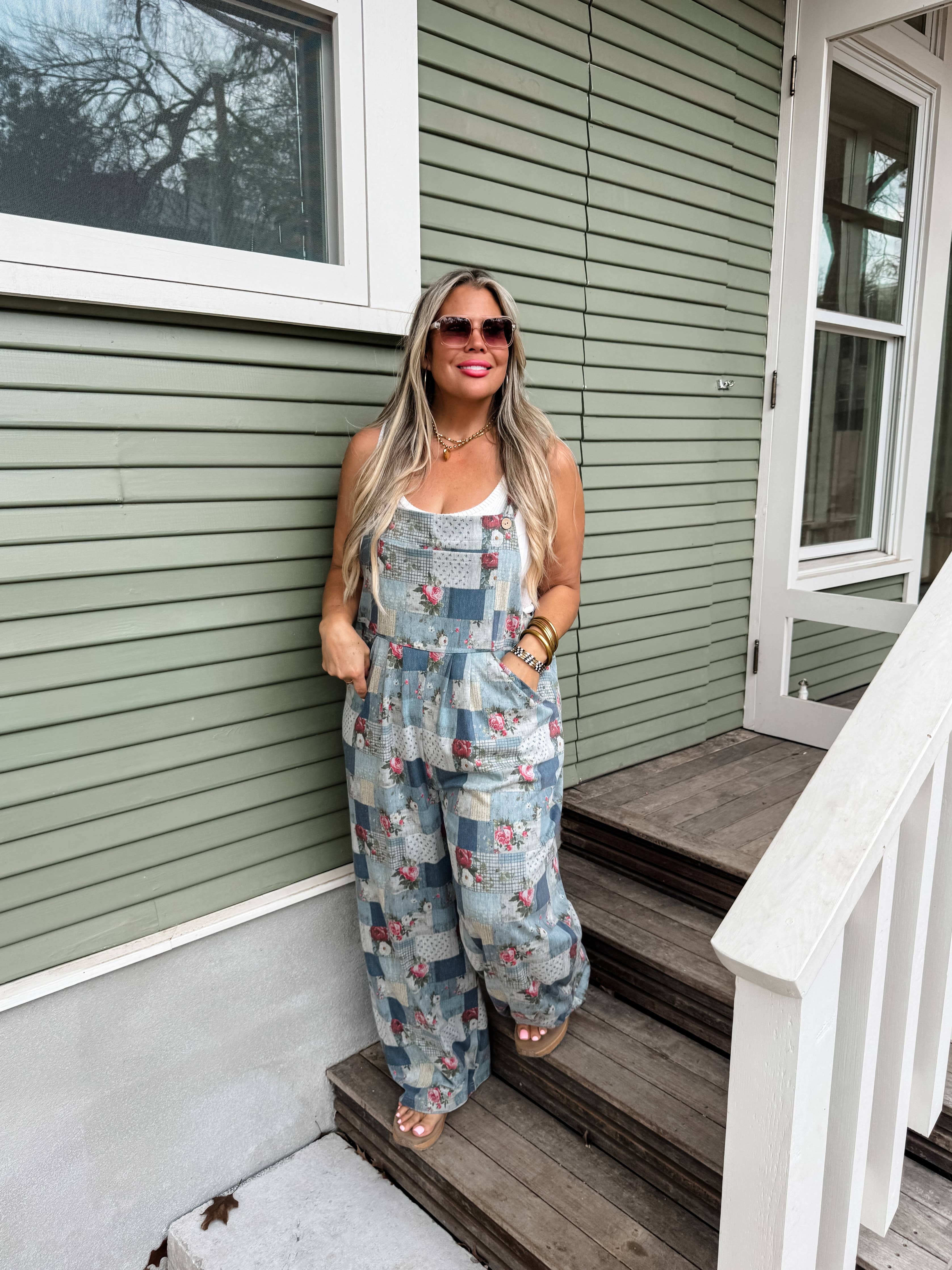 BLUE MEADOW DENIM OVERALLS 3X
