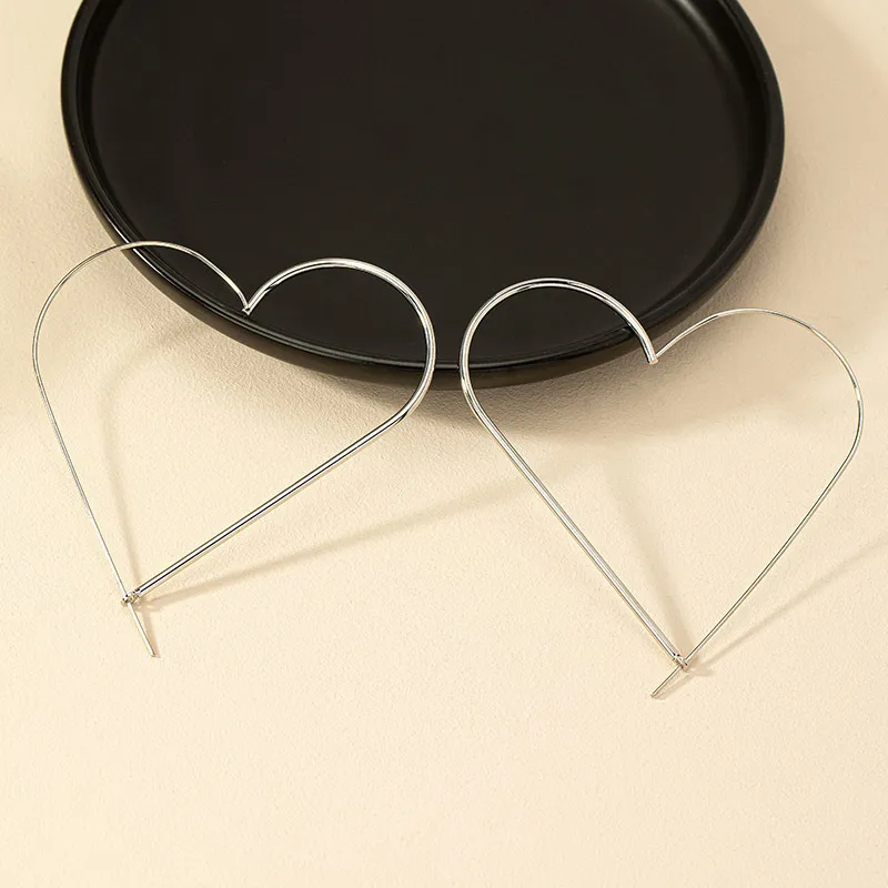 Heart Hoop Earrings