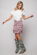 Easel - Ruffle Layered Skirt