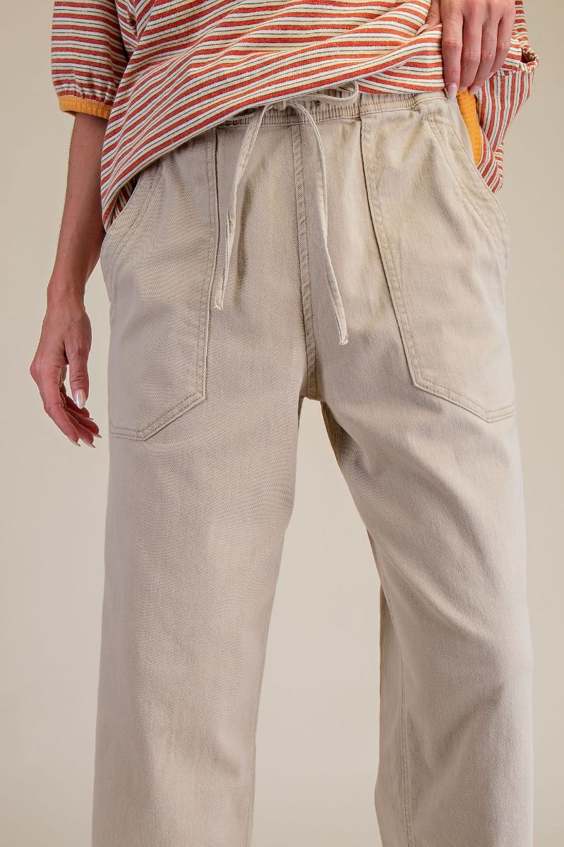 Easel -  Washed Stretch Twill Pants