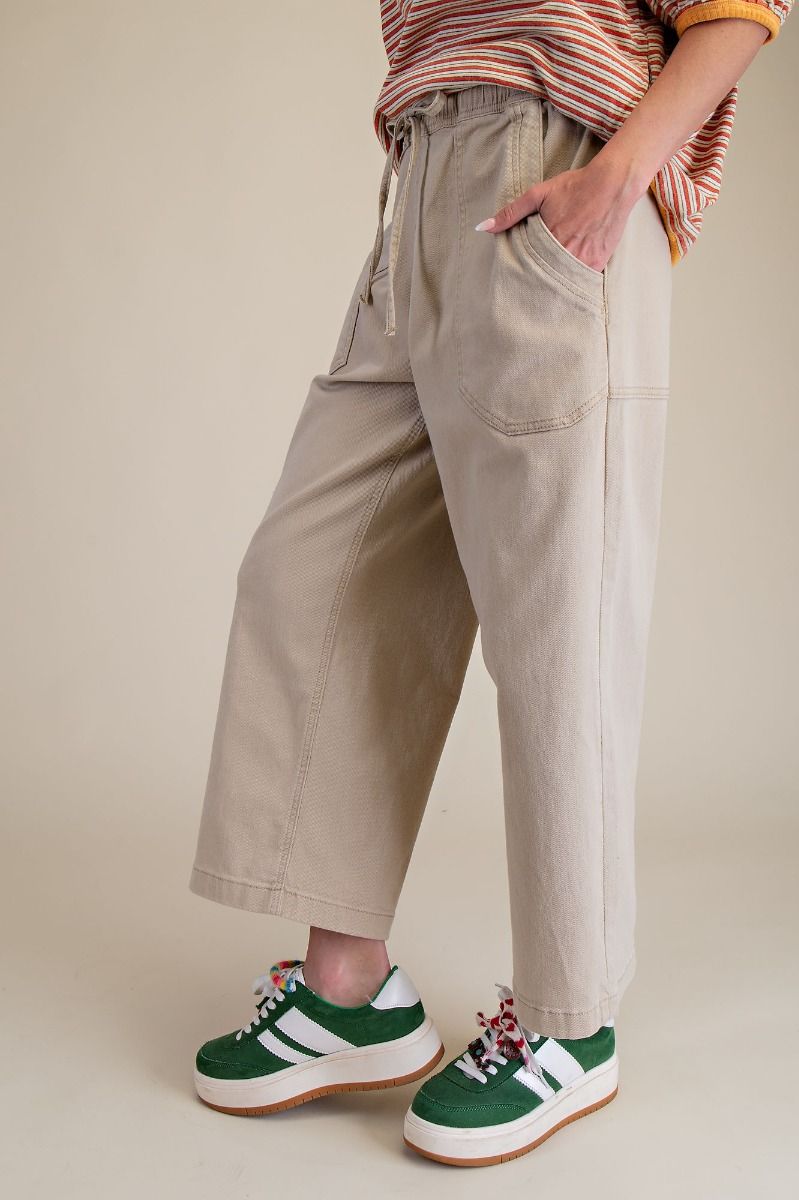 Easel -  Washed Stretch Twill Pants