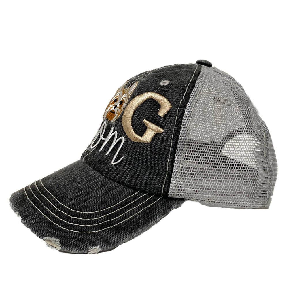 Dog Mom Women's Baseball Hats- 8 Breeds Embroidered