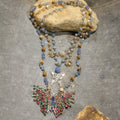 The Primitive Peddler - Gliding By Butterfly Layered Necklace