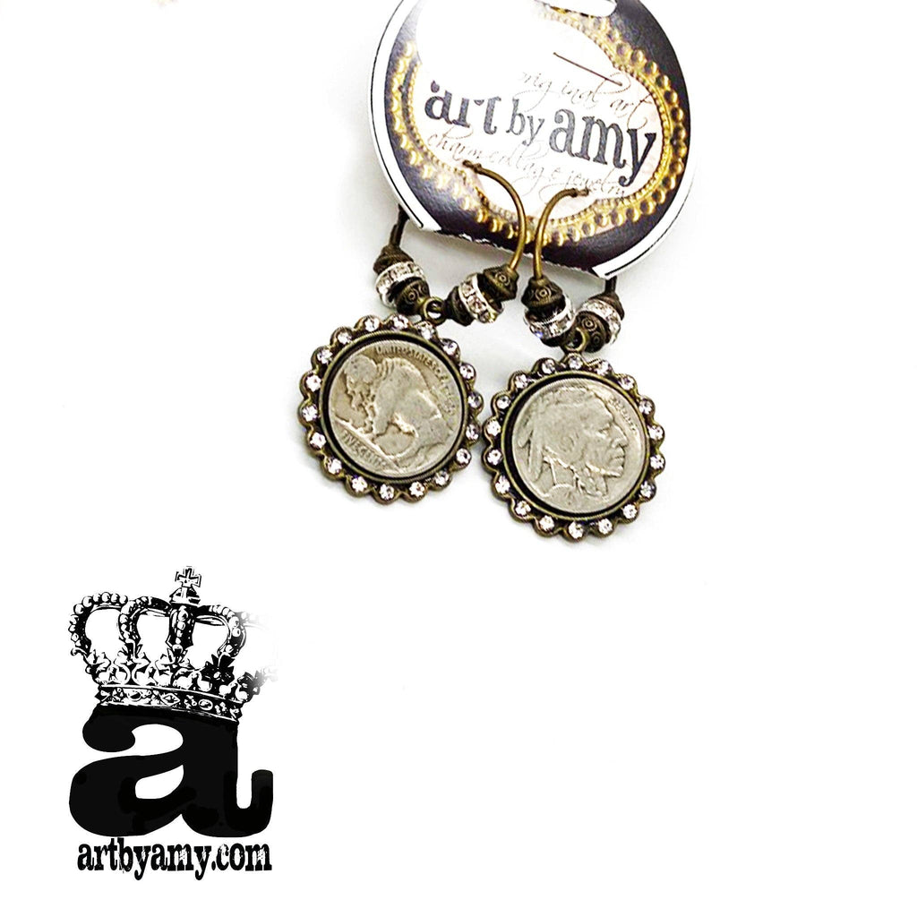 Buffalo Nickel Earrings