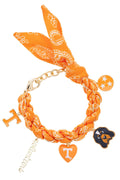 Tennessee Vols Bandana Charm Bracelet
