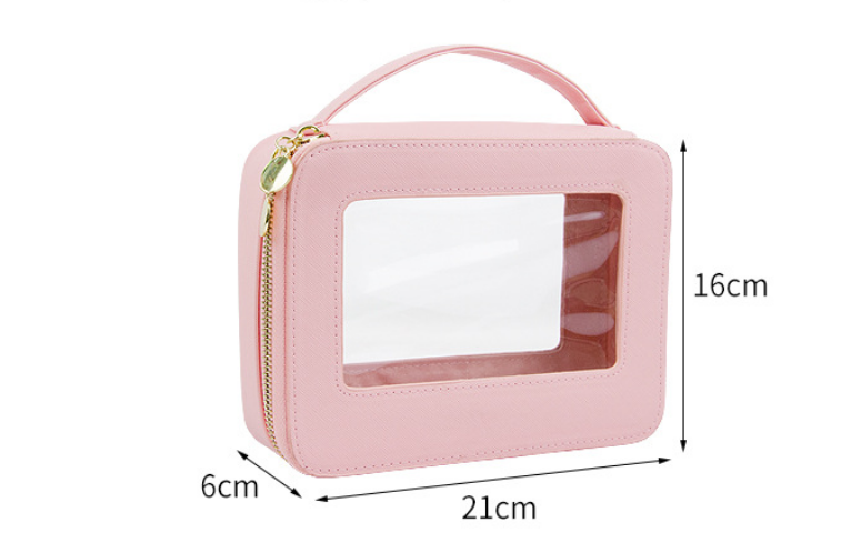 TRAVEL PORTABLE PORTABLE TRANSPARENT COSMETIC BAG_CWAB1090