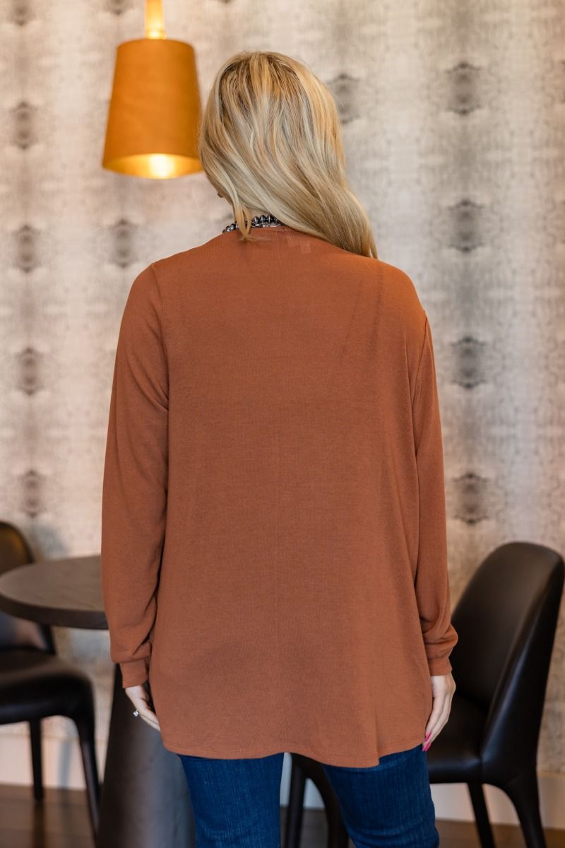 Dear Scarlett - Waterfall Open Front Cardigan