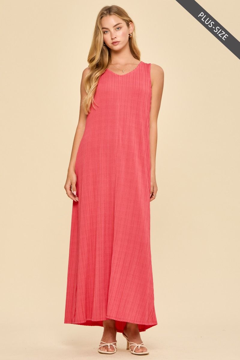 Dear Scarlett - Maxi Dress Coral