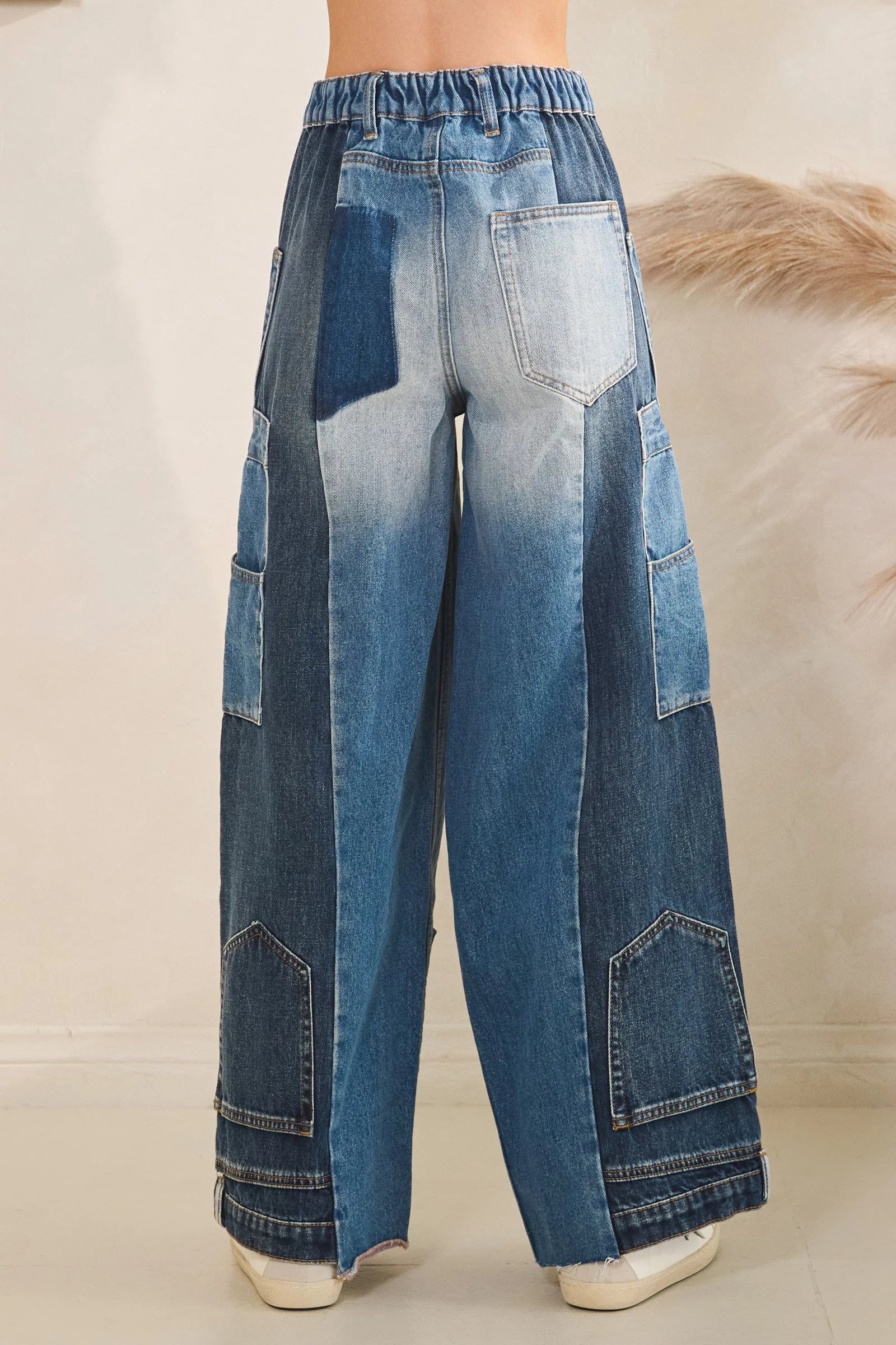 Oli & Hali - Upside Down Style Denim Pants