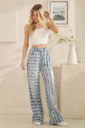 Oli & Hali - Frayed Paneled Wide Leg Jeans