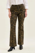 Judy Blue - High Waisted Bootcut Leopard Print Jean
