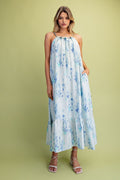 Easel - Blue tie dye dress