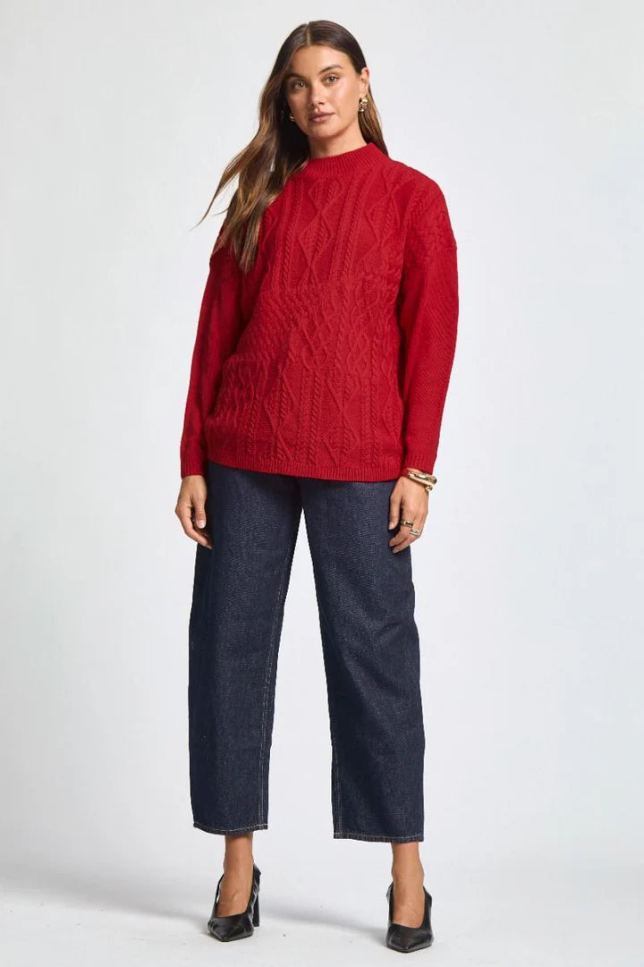Dear Scarlett - Red Sweater