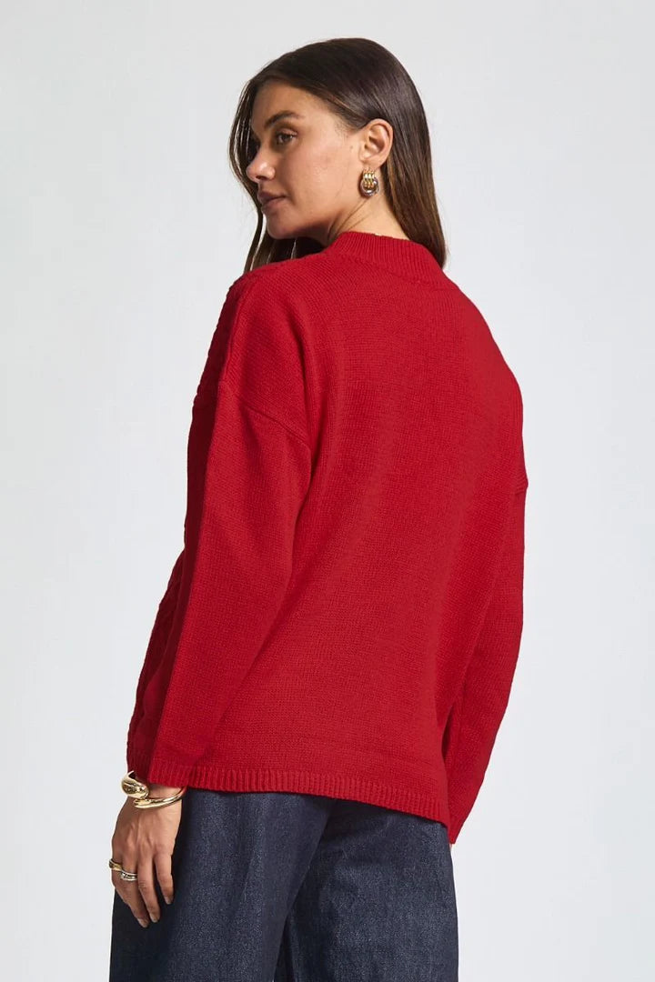 Dear Scarlett - Red Sweater